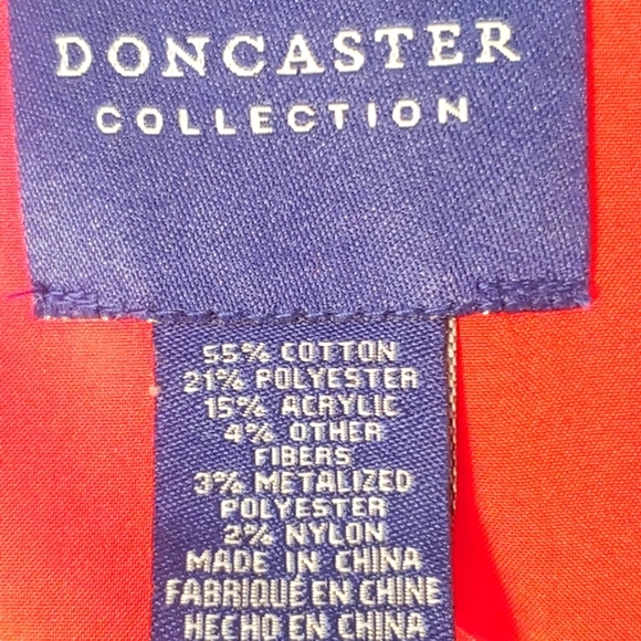 Doncaster Red Glitter Office Siren Tweed Jacket ..size 8 - Picture 7 of 11